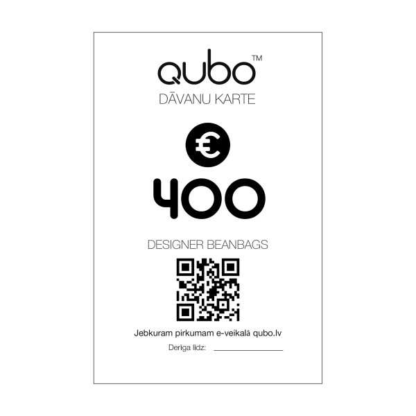 Dovanų kortelė 400 EUR
