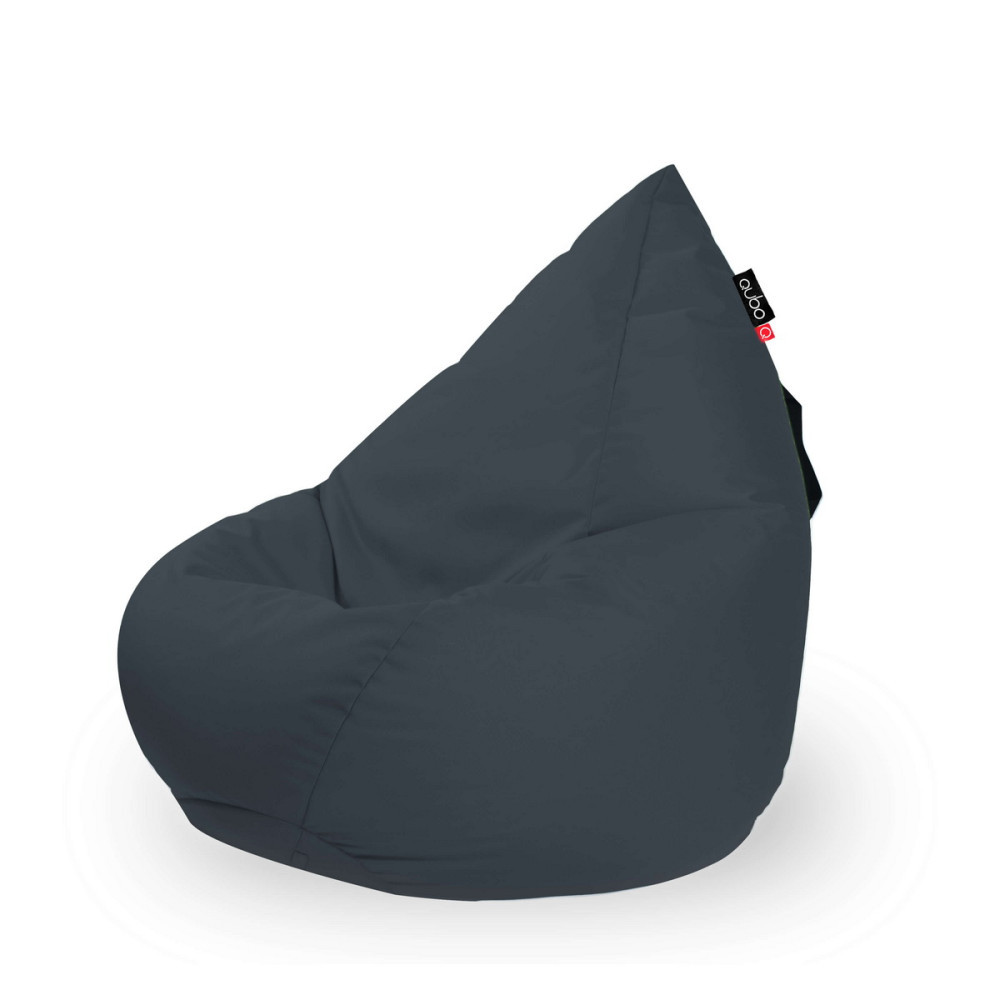 Qubo™ Splash Drop Graphite POP FIT - QUBO™ beanbag chairs from manufacturer