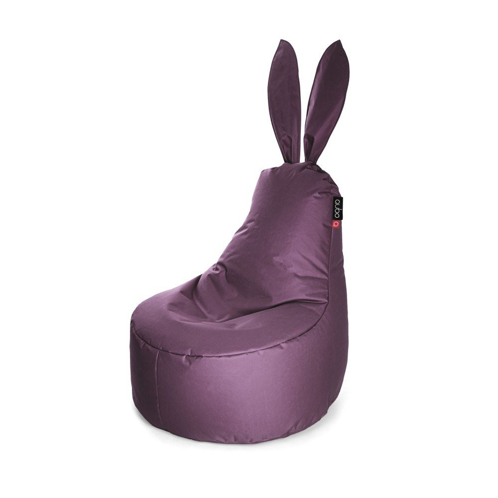 Qubo™ Drizzle Drop Plum POP FIT - QUBO™ beanbag chairs from manufacturer