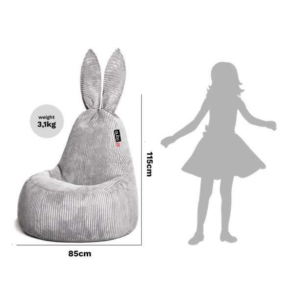 Qubo™ Daddy Rabbit Vanille VELVET FIT