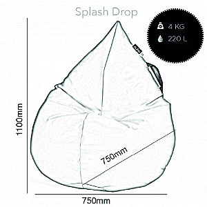 Qubo™ Splash Drop Graphite POP FIT