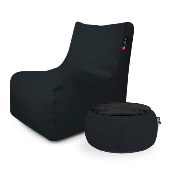 Qubo™ Combo NOA + JUST TABLE + JUST TOP BLACK Date SOFT FIT