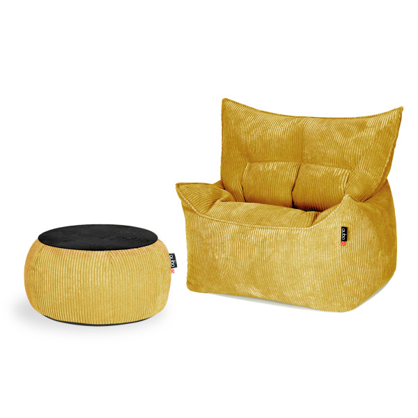 Qubo™ CHILL IN SET KALA + JUST TABLE + JUST TOP BLACK Gatsby FEEL FIT