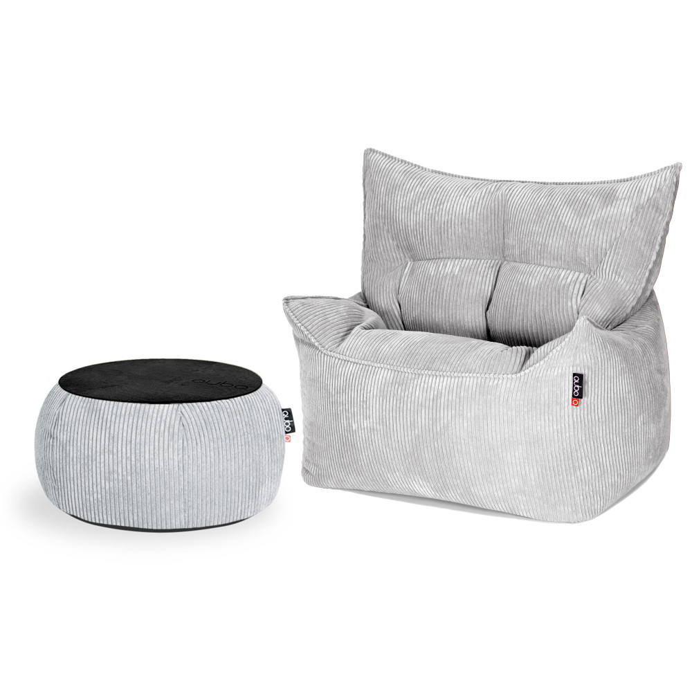 Qubo™ CHILL IN SET KALA + JUST TABLE + JUST TOP BLACK Pure FEEL FIT