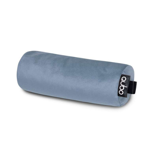 Qubo™ Yoga Bolster 14 Slate VELVET FIT