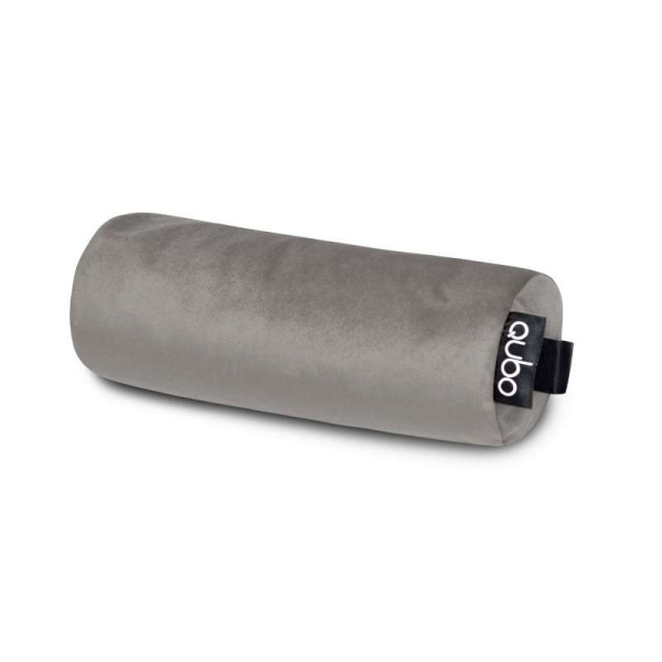 Qubo™ Yoga Bolster 14 Pebble VELVET FIT